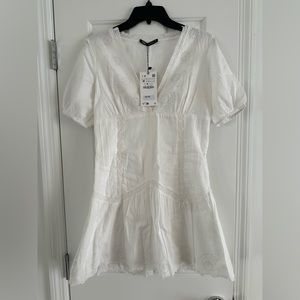 NWT Zara Linen Mini Dress